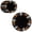 B 6 Pcs, variant on Bomd Spooky Ghost Halloween Round Placemats 6 Pcs, 15 Inch Black Table Mats With Cute Ghost, Pumpkin, for Halloween Parties, Kitchen, Dining Room, Adds Festive Holiday Table Decoration(#D)