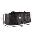 thumbnail image 6 of LINE2design Heavy Duty Firefighter Mesh Turnout Gear Bag - Black, 6 of 7