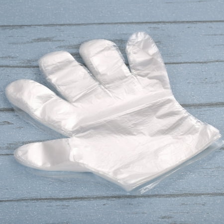 

100/200/300/500pcs Hand-worn Dishwashing Brushes Disposable Gloves Plastic Dishwashing Catering And Beauty Disposable Gloves
