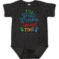 thumbnail image 3 of Inktastic My Great Grandma Loves Me for Grandson Boys or Girls Baby Bodysuit, 3 of 5