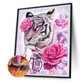 thumbnail image 2 of Wdftyju Kit de tigre de flores rosadas 5D, taladro cuadrado completo, diamantes de imitación, arte DIY, pintura de diamantes Wdftyju 6hr4ga4rf2pz6ug6, 2 of 9