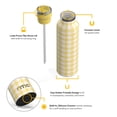 thumbnail image 3 of RTIC 20 oz Ceramic Lined Insulated Journey Water Bottle, Leak-Proof Lid, Sunlight Gingham, 3 of 8