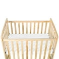 thumbnail image 6 of Child Craft Bristol Compact Portable Crib with 3" Mattress, Durable Wood Frame, Quiet Casters, Natural, 6 of 9