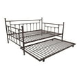 DHP Manila Metal Daybed and Trundle, Full/Twin Size, Bronze