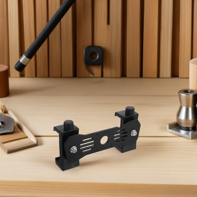 TEHAUX Dash Cam Mount Bracket for Speaker Black Metal Dual Clamp Design Wide Compatibility Durable Performance