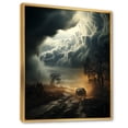 thumbnail image 2 of Designart "Mystical Cyclone in the Storm I" Landscape & Nature Floater Framed Canvas Wall Art, 2 of 7