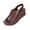 A Brown, variant on Sandals Women Sandals Women Dressy Women's Fashionable And Versatile Plus-Size Wedge Sandals Spring/Summer Style Trendy And Comfortable Thick-Soled Sandals Brown 41
