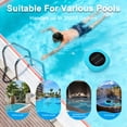 thumbnail image 4 of Solar Pool Cleaner & Floating Water Purifier | Copper for Pool 35,000 Gallons | Large Solar Panel & 2 Sets of Fittings | 85% Less Chlorine | Fits Fresh, Salt Water, Inground Pool & Above Ground Pond, 4 of 8