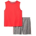 thumbnail image 1 of Boys' Active Tank and Shorts Set, Red/Grey, Medium, 1 of 2