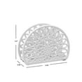 thumbnail image 2 of Sunflower Cast Iron Napkin Holder, White, 2 of 6