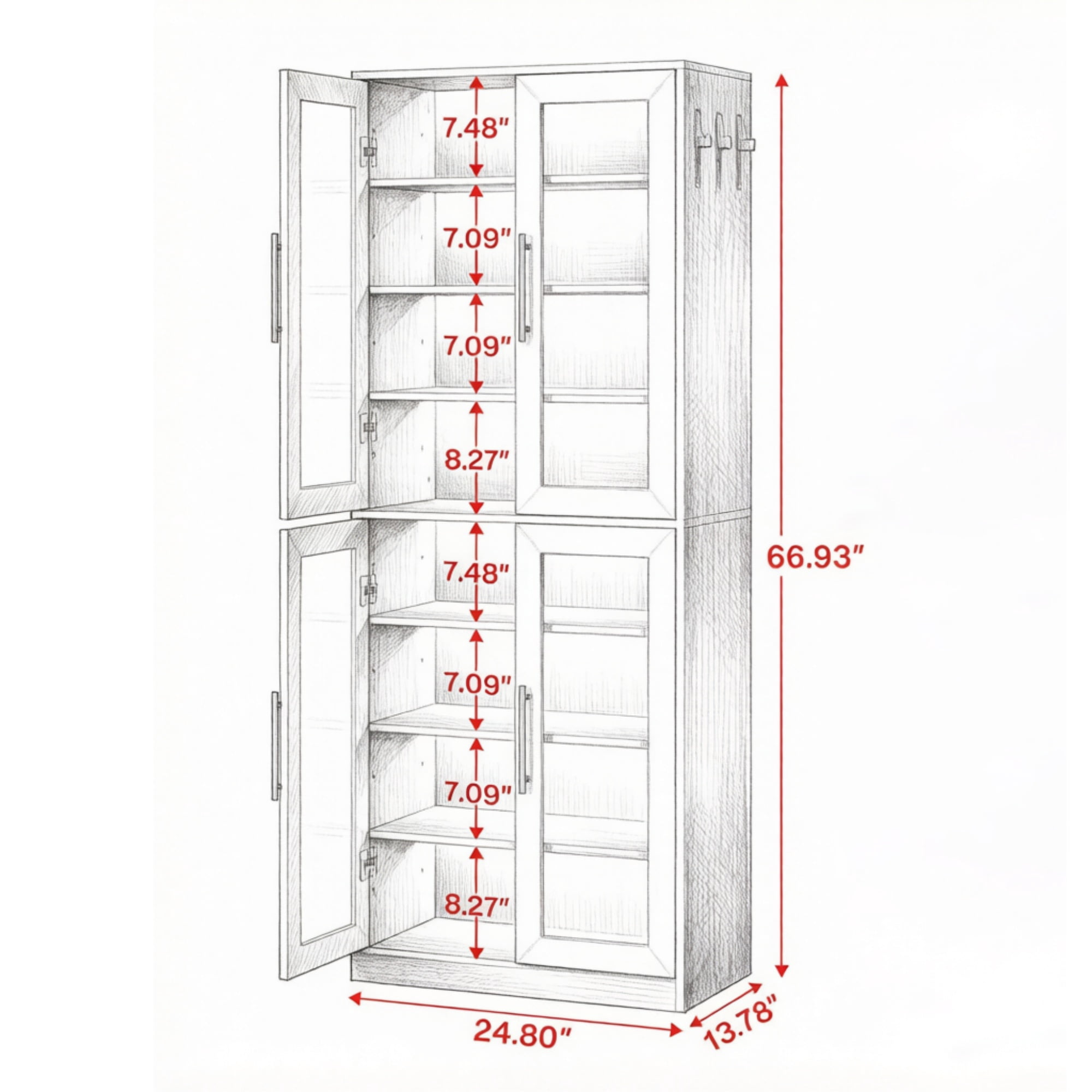 LED-Lit Bookcase with Remote-Controlled RGB Light