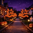 thumbnail image 4 of Halloween Decorations Lights Solar Ground Stake Light Pumpkin Bats Star Web Outdoor Decor Lamp for Yard Garden Walkway by PALIFEUR, 4 of 6