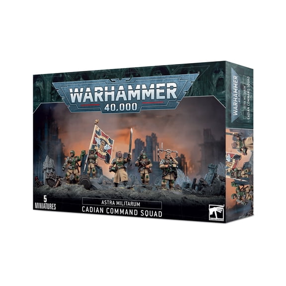 Games Workshop Warhammer 40K Astra Militarum: Cadian Command Squad 47-09