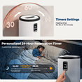 thumbnail image 6 of Fil-fresh Towel Warmer for Bathroom, 20L Large LCD Display,Towel Heater Bucket Fits Two 40"x70" Oversized Towels, Blanket and Bathrobe Warmer for Spa with Auto Shut-Off & 3 Timing,Exquisite Gift, 6 of 13