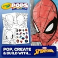 thumbnail image 5 of Crayola POPs 3D Spiderman Art Set for Kids, Spiderman Coloring Set, Comic Book Gift for Boys and Girls, 5 of 7