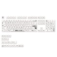 thumbnail image 1 of Teclas de cereza con inicial D Ae86 japonesas de 124 teclas Pbt blancas para teclado Cherry MX 61 68 84 87 96 98, 1 of 5