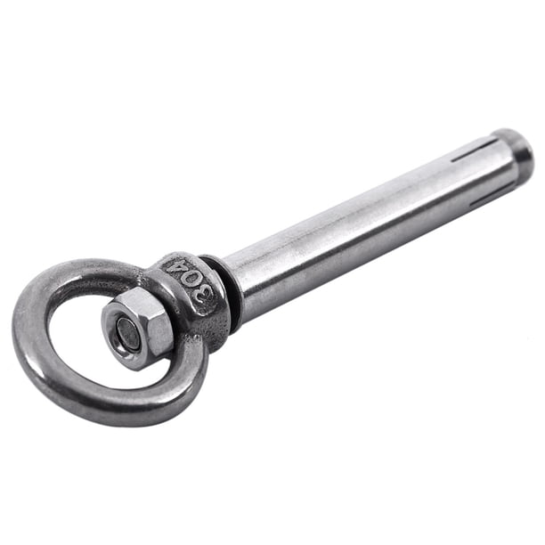 8 Piezas de Pernos de Anclaje de Acero Inoxidable Estilo Crudo M6 x 82 mm, Plata