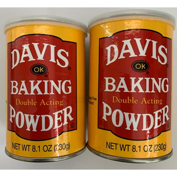 Davis Baking Powder Double Acting 8.1oz - Pack of 2