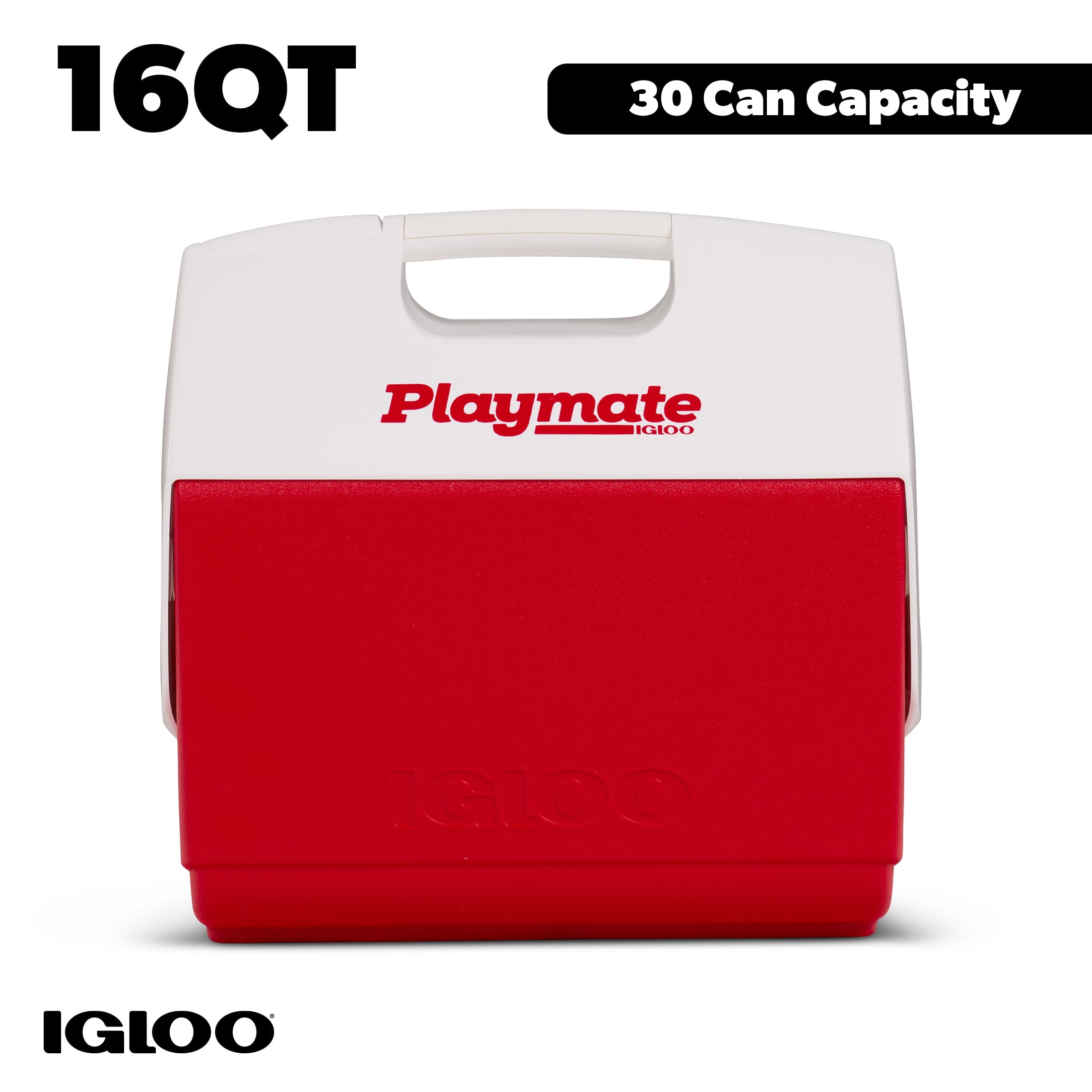 (2 pack) Igloo 16 QT Playmate Elite Ice Chest Cooler,30 Can Capacity, Red