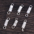 thumbnail image 4 of 50pcs Screw Twist Clasps Necklace Bracelet Jewelry Clasp Lock Extenders Spacer Clasps Connector for Layered Choker Chains Jewellery Crafts, 4 of 5