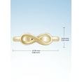 thumbnail image 5 of JewelersClub 0.925 Sterling Silver Infinity Friendship Ring for Women | Personalized BFF Eternity Knot Symbol Band, 5 of 5