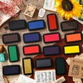 thumbnail image 4 of Stamp Pad Assorted Color for Journaling and Scrapbooking Traditional Ink Color, Oil Based Ink Pad Washable Craft Ink Pad, 4 of 18