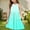 Blue, variant on BRGZLK Girls Summer Dress Trendy Gradient Print Round Neck Sleeveless Dress Casual Comfortable Halter Sundress Light Blue 13-14 Years