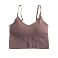thumbnail image 1 of MIASHUI Bras for Women Tank with Built In Bra Womens Tank Tops Strap Stretch Camisole with Built In Padded Shelf Bra, 1 of 4