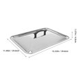 thumbnail image 2 of WHAMVOX Cubierta De Olla De Acero Inoxidable Plata Para Cocina Con Protección Anti Salpicaduras, 2 of 8