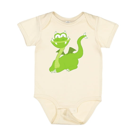 Inktastic Green Dragon Boys or Girls Baby Bodysuit