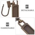 thumbnail image 2 of ONAPARTER 10 Pcs Detachable Zipper Pull Pulls for Backpacks Repair Fix Puller Replacement Kit （As Shown）, 2 of 6