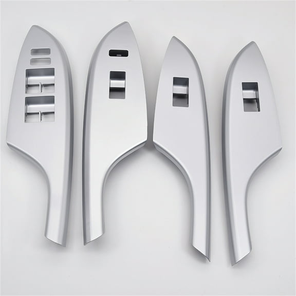 Furulu 4Pcs Door Window Switch Trim Cover Bezel Panel For Toyota Corolla 2009-2013 Lhd Only