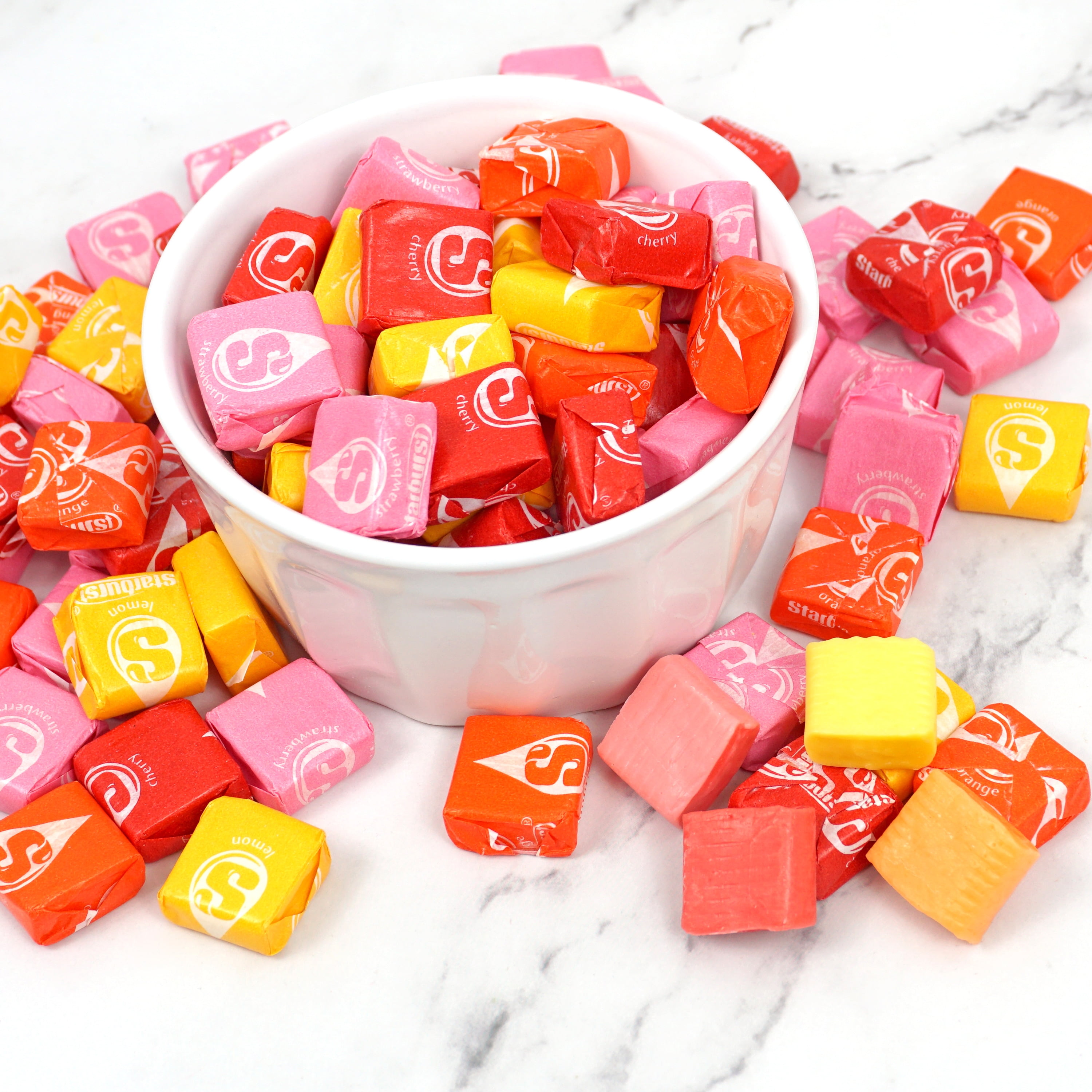 Starburst Original Fun Size Chewy Candy, 4 Pound Bulk Bag, 2 in 1 Pack, Individually Wrapped Candy