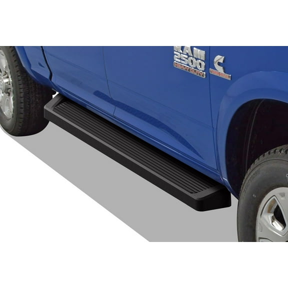 APS Black Running Boards Style Compatible with Ram 1500 2009-2018 Crew Cab & Ram 2500 3500 2010-2025 (Nerf Bars Side Steps Side Bars)