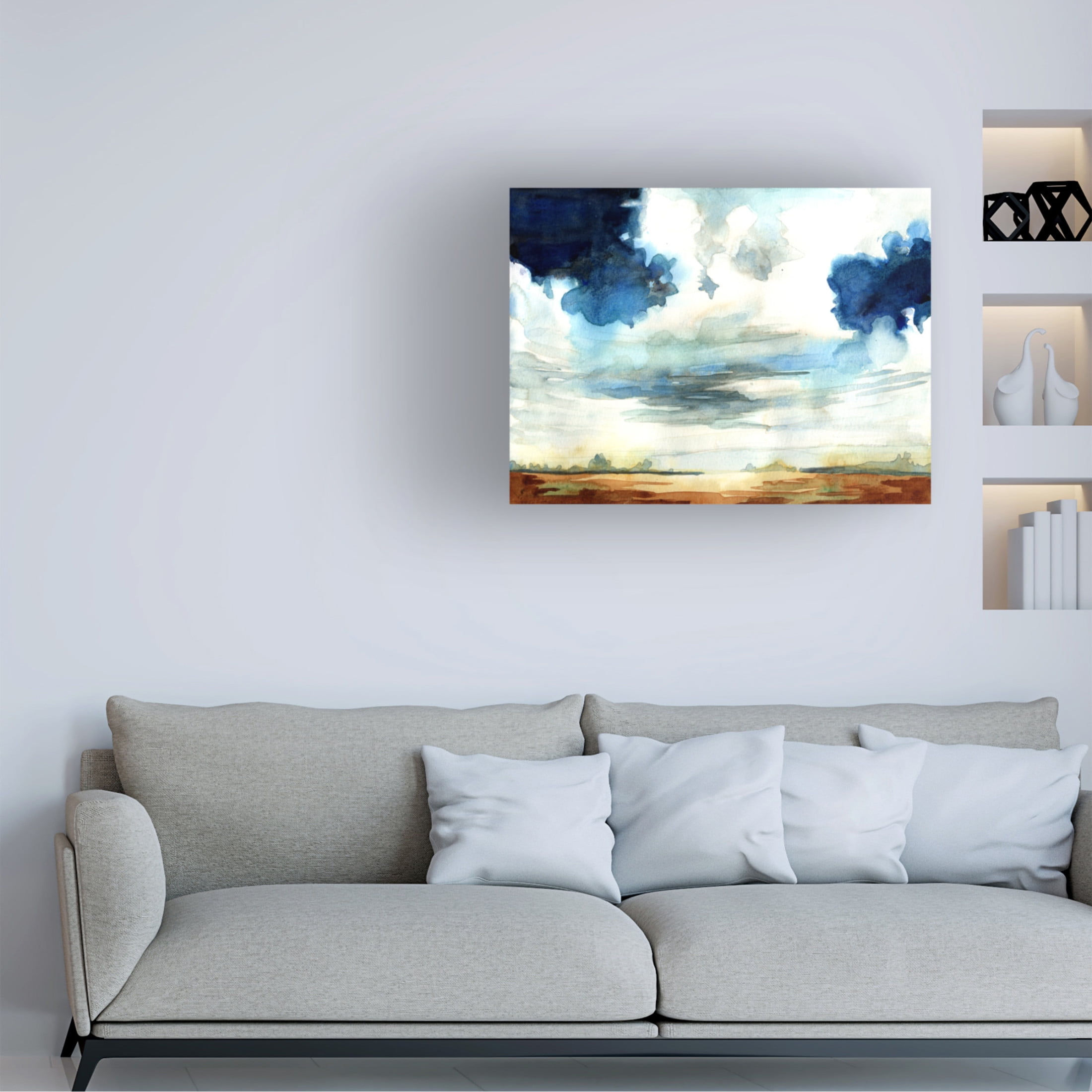 Trademark Fine Art Paul McCreery Cloudy Sky I Canvas Wall Art