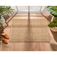 thumbnail image 1 of Well Woven Respite Natural Color Hand-Woven Chunky-Textured Jute Area Rug 2x3 (2'x3'), 1 of 9