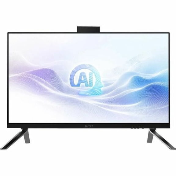 MSI Modern AM273Q AI MODERN AM273Q AI 1UM-040US All-in-One Computer - Intel Core Ultra 5 125H - 16 GB - 1 TB PCI Express NVMe SSD - 27" WQHD - Desktop - Black - Intel Chip - 2560 x 1440 - Windows 1...