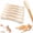 B, variant on Cat Giant Q Tip Toy, Cotton Swabs Cat Toys with Catnip, 6 Pk Giant Q Tip Cats Toy for Boredom Durable Dental Teething Ropes, Big Interactive Felt Kitty Kicker Play Lover Gift Accessories(A)