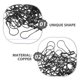 thumbnail image 3 of UPGRATOR 100Ud Pasadores De Seguridad Gourd De Metal Negro Para Coser Con Compacto Y Bordes Suaves, 3 of 8