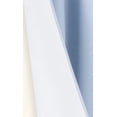 thumbnail image 4 of Gorgeous Home Linen 2PC Slate Blue Solid Matte Color Window Lined Panel Curtain Rod Pocket 37" Width X 84" Length (each) Panel, 4 of 6