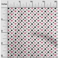 thumbnail image 2 of oneOone Georgette Viscose White Fabric Poker Card Sewing Craft Projects Fabric Prints By Yard 42 Inch Wide, 2 of 4
