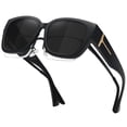 thumbnail image 1 of Gafas de sol Fit Over Glasses MEETSUN, grandes, cuadradas, polarizadas, 1 of 7