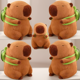 thumbnail image 2 of New hot20cm Cute Turtle Backpack Capybara Anime Fluffty Toy Soft Capybara Plush Toy Simulation Stuffed Animals Kawaii Plush Doll, 2 of 5