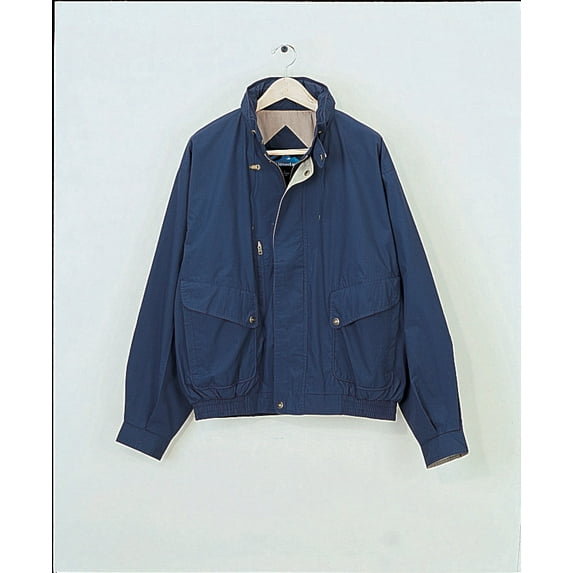 Tri-Mountain High Peak 5400 poplin lining jacket, 6X-Large Tall, Navy/Khaki