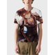 thumbnail image 2 of T-shirt round neck Role Pattern loose short sleeve D227, 2 of 5