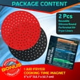 thumbnail image 3 of Aricomp Reusable Air Fryer Liner, 9 inch Round , Silicone Air Fryer Mats , Air Fryer Accessories, 3 of 7