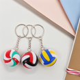 thumbnail image 1 of ADDHAT 3Ud Llaveros Deportivos De Voleibol Multicolor Para Bolsos Y Souvenirs En Fiestas Deportivas, 1 of 8