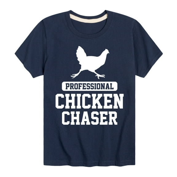 Instant Message - Professional Chicken Chaser - Toddler & Youth Short Sleeve Graphic T-Shirt
