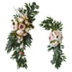 thumbnail image 2 of 2 Pair Wedding Arch Flower Artificial Floral for Wedding Party , Style D, as described Soledad Guirnalda de arco de boda, 2 of 6