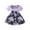 Purple, variant on EnJoCho Kids Toddler Baby Girls Spring Summer Floral Ruffle Dress Clothing Blue Cute Trendy Outfits Clothing Set Casual Party Dress